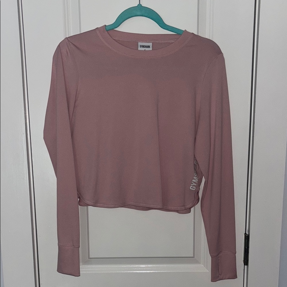 Gymshark Women's Pink Long Sleeve Top